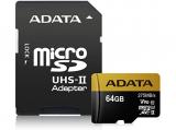 ADATA Premier ONE microSDXC UHS-II U3 Class 10 64GB Memory Card microSDXC Цена и описание.