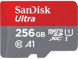 SanDisk Ultra microSDXC A1 Class 10 UHS-I + SD Adapter 256GB снимка №2