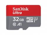 Флашка ( флаш памет ) SanDisk Ultra microSDHC A1 Class 10 UHS-I + SD Adapter 