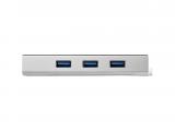 StarTech 3-Port Portable USB 3.0 Hub plus Gigabit Ethernet - Built-In Cable    снимка №3