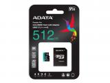 Описание и цена на Memory Card ADATA 512GB Premier Pro microSDXC UHS-I U3 Class 10(V30S)