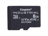 Описание и цена на Memory Card Kingston 8GB Industrial microSDHC UHS-I Speed Class U3, V30, A1