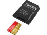 SanDisk Extreme microSDXC Class 10 U3, V30 130 MB/s 256GB снимка №2