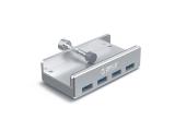 Флашка ( флаш памет ) Orico USB 3.0 HUB Clip Type 4 port Aluminum MH4PU-SV MH4PU-SV-BP