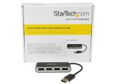 StarTech 4-Port Portable USB 2.0 Hub with Built-in Cable  снимка №4