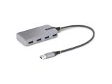 Флашка ( флаш памет ) StarTech 4-Port USB Hub - USB 3.0 5Gbps, Bus Powered, USB-A to 4x USB-A Hub w/ Optional Auxiliary Power Input
