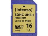 Intenso Premium SDHC UHS-I 16GB Memory Card SDHC Цена и описание.