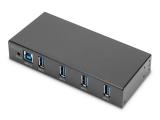 Флашка ( флаш памет ) Digitus USB 3.0 Hub 4-Port, Industrial Line