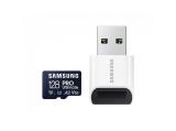 Флашка ( флаш памет ) Samsung PRO Ultimate, microSDXC, UHS-I, Class 10, U3 Адаптер, USB четец