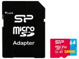 Silicon Power Superior Gaming microSDXC, Class 10, A1, V30, UHS-I U3, SD Adapter 64GB снимка №2