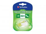 Verbatim Swivel USB Flash Drive - Eucalyptus Green 32GB снимка №3