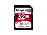 Kingston Canvas React Class 10 UHS-I U3 SDR/32GB 32GB Memory Card SDHC Цена и описание.