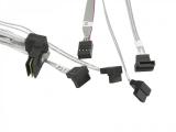 Supermicro Internal Right Angle MiniSAS to 4 SATA 75/75/90/90cm with Sideband 90cm Cable CBL-SAST-0644 аксесоари кабел снимка №2