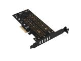 Axagon PCEM2-DC PCIe NVMe+NGFF M.2 adapter аксесоари преходник/адаптер за монтаж снимка №3