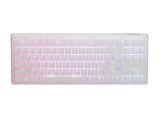 Ducky One 3 Pure White TKL Cherry MX Clear RGB USB мултимедийна  Цена и описание.