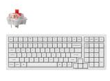 Цена за Keychron K4 Pro White Hot-Swappable Full-Size K Pro Red Switch White LED - Bluetooth or USB