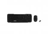 Цена за Everest KM-510 Black Wireless Q Multimedia Keyboard + Mouse - USB