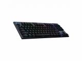 Logitech Gaming Mechanical keyboard G915 TKL Black Lightsync RGB, GL Linear switch USB безжична  мултимедийна  снимка №3