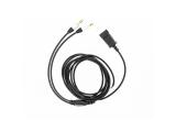 Tellur свързващ кабел - QD към 2х3.5мм, 2.2м » за слушалки