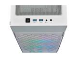 CORSAIR iCUE 220T RGB Airflow Tempered Glass Smart Case - White Middle Tower ATX снимка №4