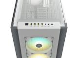 CORSAIR iCUE 7000X RGB Tempered Glass Full-Tower ATX PC Case - White Big Tower ATX снимка №2