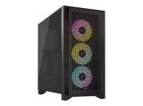 Описание и цена на Компютърна кутия Middle Tower CORSAIR iCUE 4000D RGB AIRFLOW Black ATX