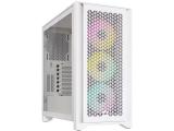 Описание и цена на Компютърна кутия Middle Tower CORSAIR iCUE 4000D RGB AIRFLOW True White ATX