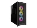 Описание и цена на Компютърна кутия Middle Tower CORSAIR iCUE 5000D RGB AIRFLOW Black E-ATX