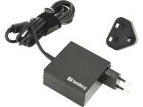 Описание и цена на зарядни устройства Sandberg USB-C AC Charger 65W EU+UK