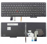резервни части: Lenovo Клавиатура за лаптоп Lenovo ThinkPad YOGA 15 Черна Рамка с Подсветка - с Кирилица