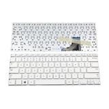 резервни части: Samsung Клавиатура за лаптоп Samsung NP530U3B NP530U3C NP535U3C Бяла Без Рамка (Малък Ентър) с Кирилица / White Without Frame US