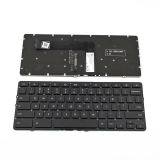 резервни части: Dell Клавиатура за лаптоп Dell ChromeBook 13-7310 Black Without Frame With Backlit US / Черна Без Рамка с Подсветка (Малък Ентър)