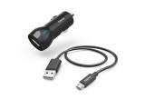 зарядни устройства: HAMA Car Charger with Micro-USB Charging Cable, 12W, 1.0 m, black