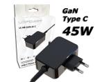 зарядни устройства: LC-Power  C-NB-GAN-45-C - GaN USB-C notebook power adapter 45W