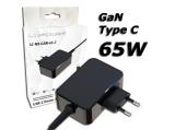 Описание и цена на зарядни устройства LC-Power LC-NB-GAN-65-C - GaN USB-C notebook power adapter 65W