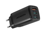 Описание и цена на зарядни устройства Axagon GaN wallcharger <240V / 3x port (USB + dual USB-C) ACU-DPQ65