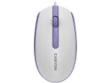 Описание и цена на мишка за компютър Canyon CNE-CMS10WL (White lavender) 