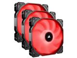 Corsair Air Series AF120 LED (2018) Red Fan Triple Pack вентилатори вентилатори 120 mm Цена и описание.