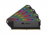 64 GB = KIT 4X16GB DDR4 3000 за компютър Corsair Dominator Platinum RGB Black CMT64GX4M4C3000C15 снимка №2