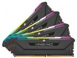 64 GB = KIT 4X16GB DDR4 3200 за компютър Corsair Vengeance RGB PRO SL Black CMH64GX4M4E3200C16 снимка №2
