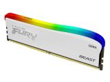 8GB DDR4 3600 за компютър Kingston FURY Beast White RGB Special Edition KF436C17BWA/8 снимка №2