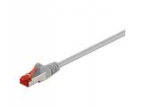 Wentronic Cable Cat6 S/FTP 3m grey RJ45/RJ45 лан кабел кабели и букси RJ45 Цена и описание.