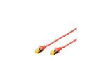 Описание и цена на лан кабел Digitus Cable Cat6a S/FTP 2m red RJ45/RJ45