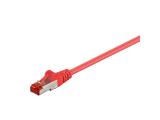 Описание и цена на лан кабел Wentronic Cable Cat6 S/FTP 1m red RJ45/RJ45