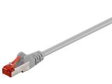 Wentronic Cable Cat6 S/FTP 1m grey RJ45/RJ45 лан кабел кабели и букси RJ45 Цена и описание.