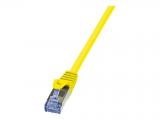 LogiLink Patch Cable, Cat.6A, 10G S/FTP, 2m, Yellow лан кабел кабели и букси RJ45 Цена и описание.