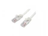 StarTech 2m White Cat5e / Cat 5 Snagless Patch Cable - кабели и букси
