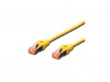 Digitus CAT 6 S/FTP patch cable 50cm yellow - кабели и букси