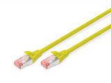 Digitus CAT 6 S/FTP Patch cable 5m yellow лан кабел кабели и букси RJ45 Цена и описание.