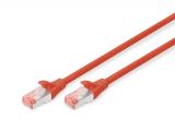 Digitus CAT 6 S/FTP Patch cable 5m red лан кабел кабели и букси RJ45 Цена и описание.